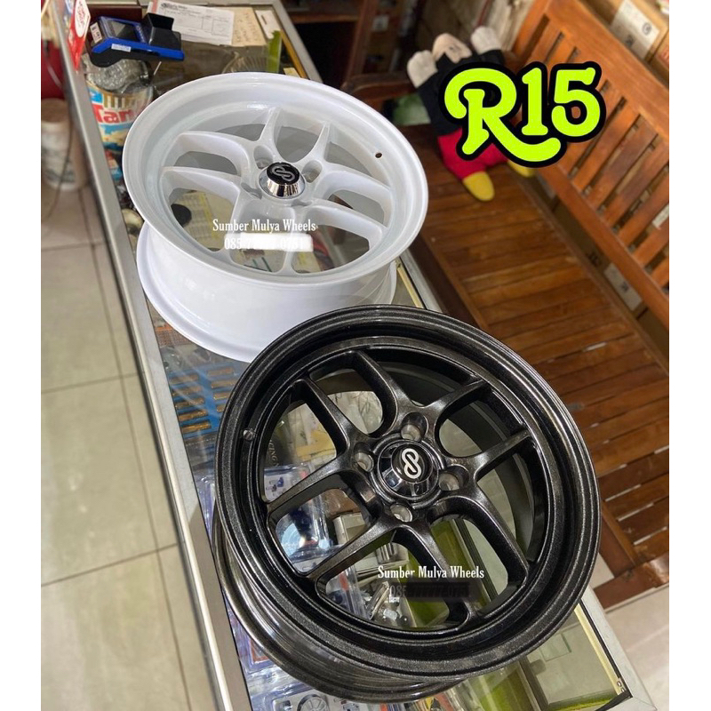(4pc) Velg R15 Enkei Tuning SC14. Sumber Mulya Wheels. Velg mobil. toko velg Semarang. Velg ban Sema