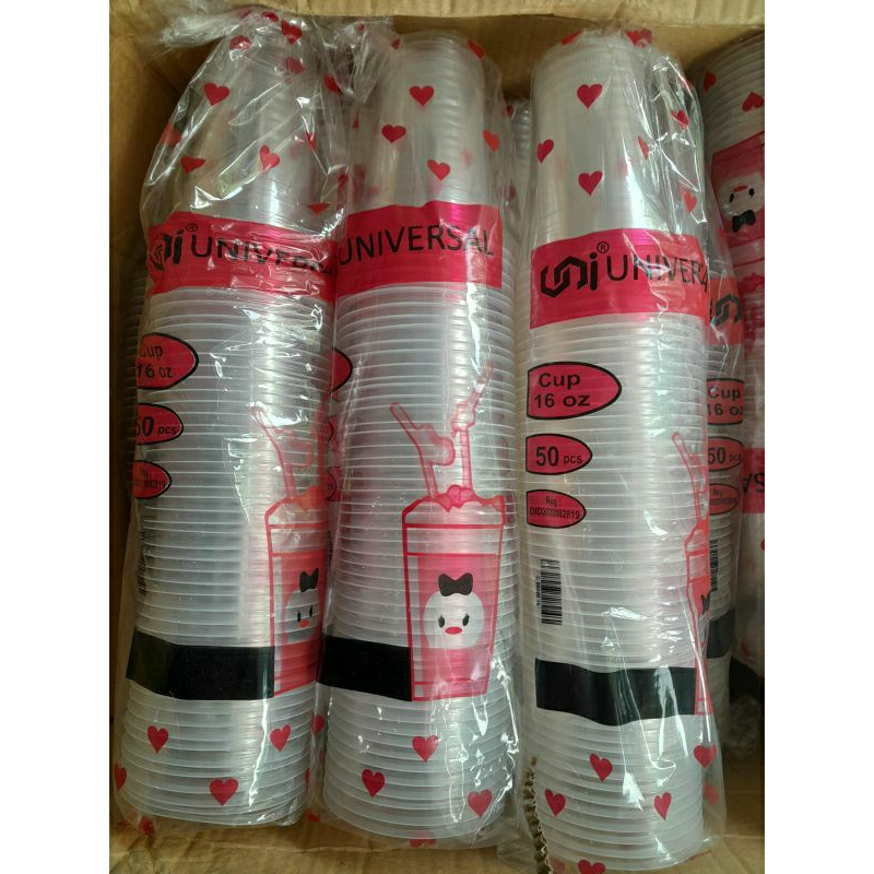 Gelas Cup Plastik / Gelas Cup Plastik Bening