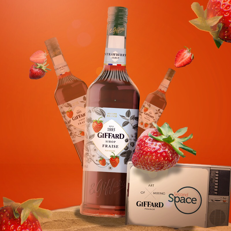 

Strawberry syrup giffard 1 liter