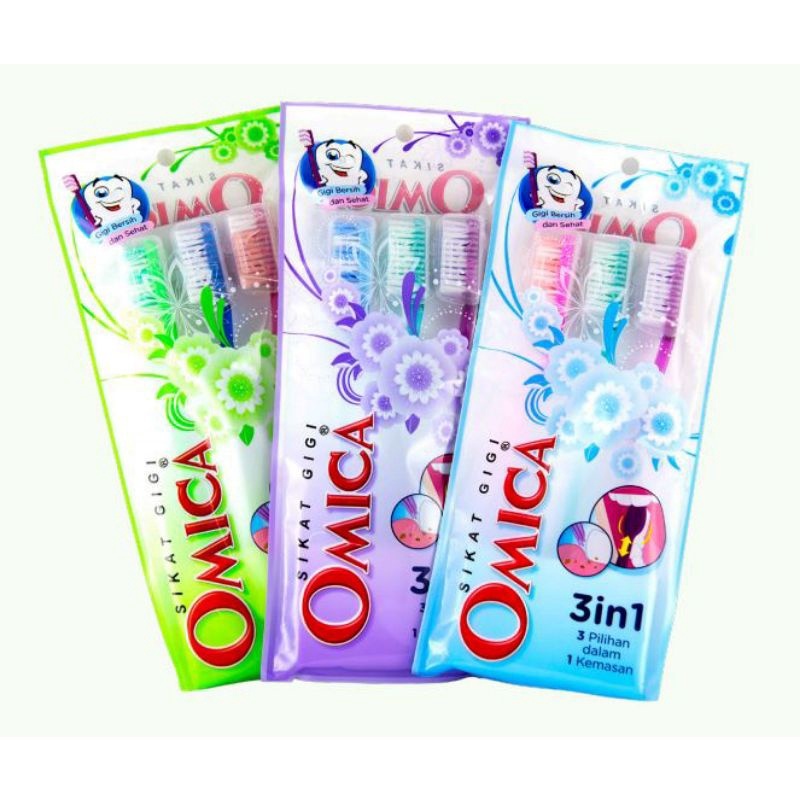 Omica Sikat Gigi Family 3in1