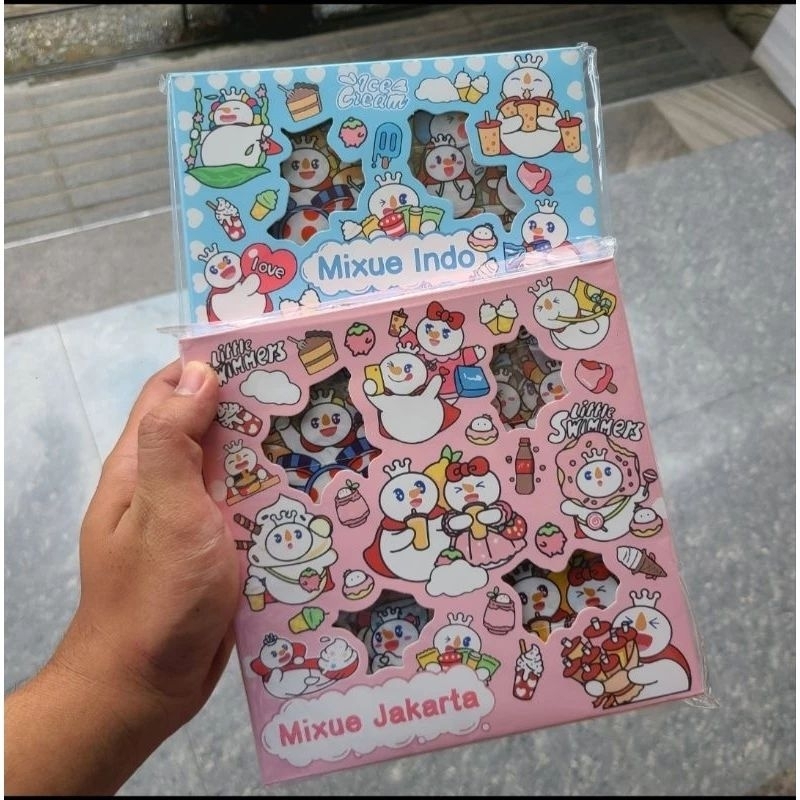 

Sticker momo mixue viralll isi 100pc / sticker momo barbie isi 100pc