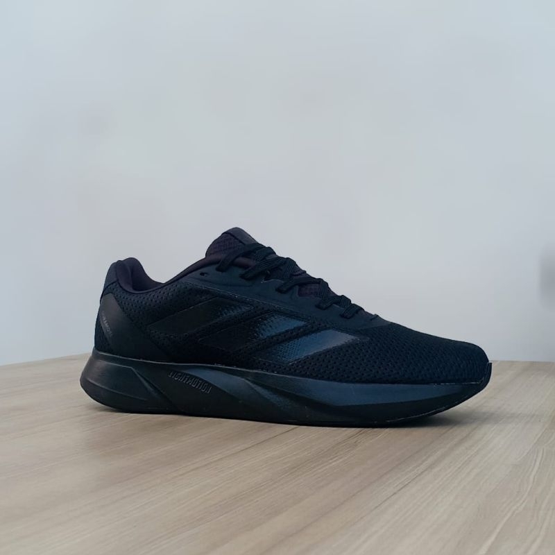 SEPATU PRIA NEW DURAMO SL FULL BLACK ORI
