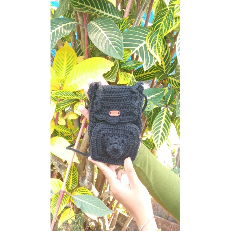 phone bag pocket crochet