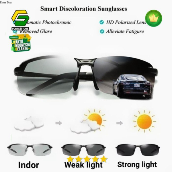 Dijual EL Polarized / Kacamata Anti Silau Photochromic Polarized Premium Limited