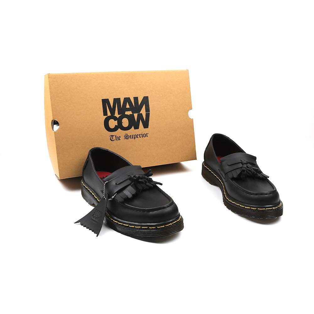 Mancow Loafer Shade Hitam Sepatu Formal Pria Wanita Original Microfiber