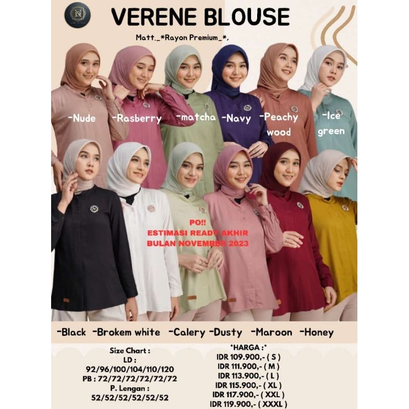 VERENE BLOUSE ✔️ NADHEERA LUXURY