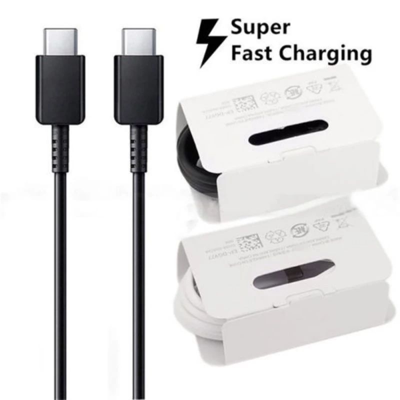KABEL DATA ORi SAMSUNG KABEL USB TYPE C TO TYPE C KABEL DATA CHARGER USB-C TO TYPE C