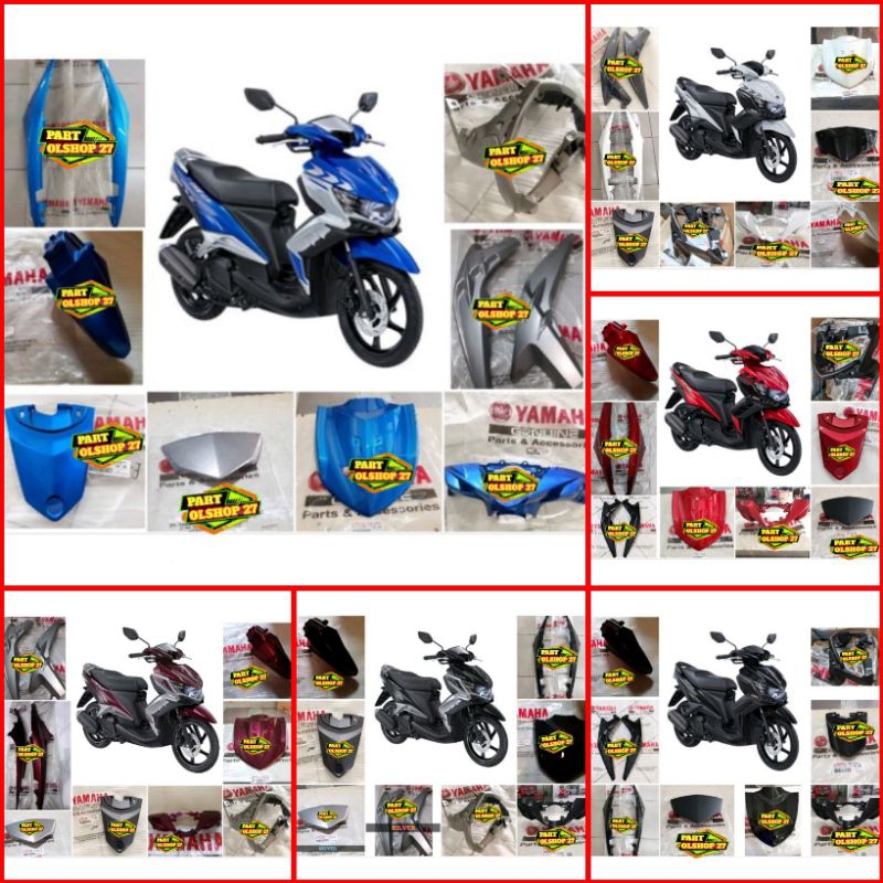 PAKET FULL SET BODY HALUS YAMAHA XEON GT 125 ASLI ORIGINAL YAMAHA