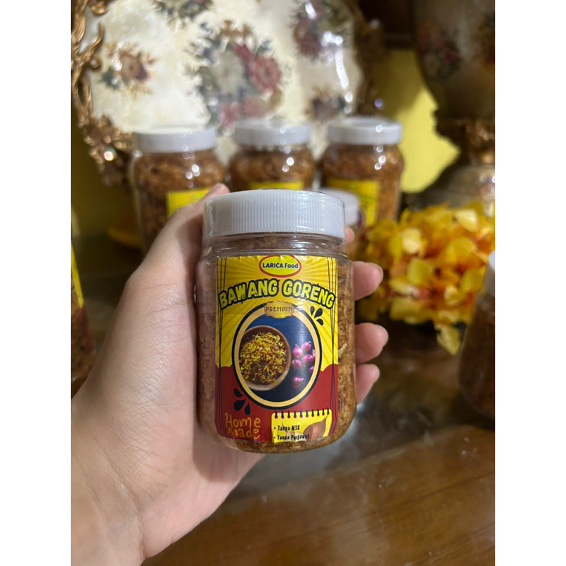 

bawang goreng original toples kecil fresh tanpa tepung tanpa msg tanpa pengawet 100% bawang murni