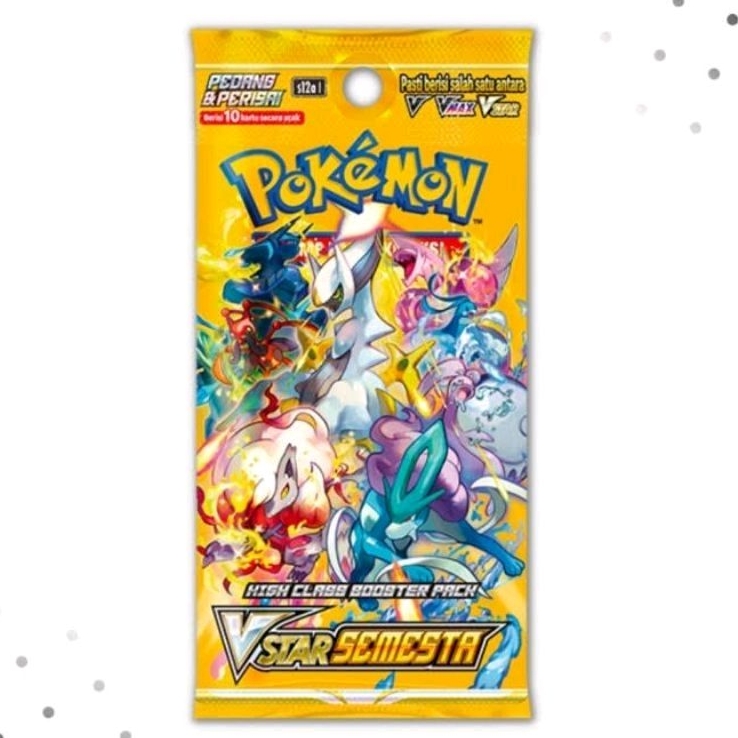 Kartu pokemon booster pack ori Vstar semesta s12a TCG Indonesia. LAST STOCK. Promo