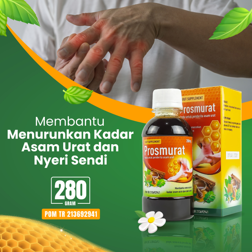 

Madu Prosmurat Obat Herbal Asam Urat Nyeri Sendi Kaki 280gr