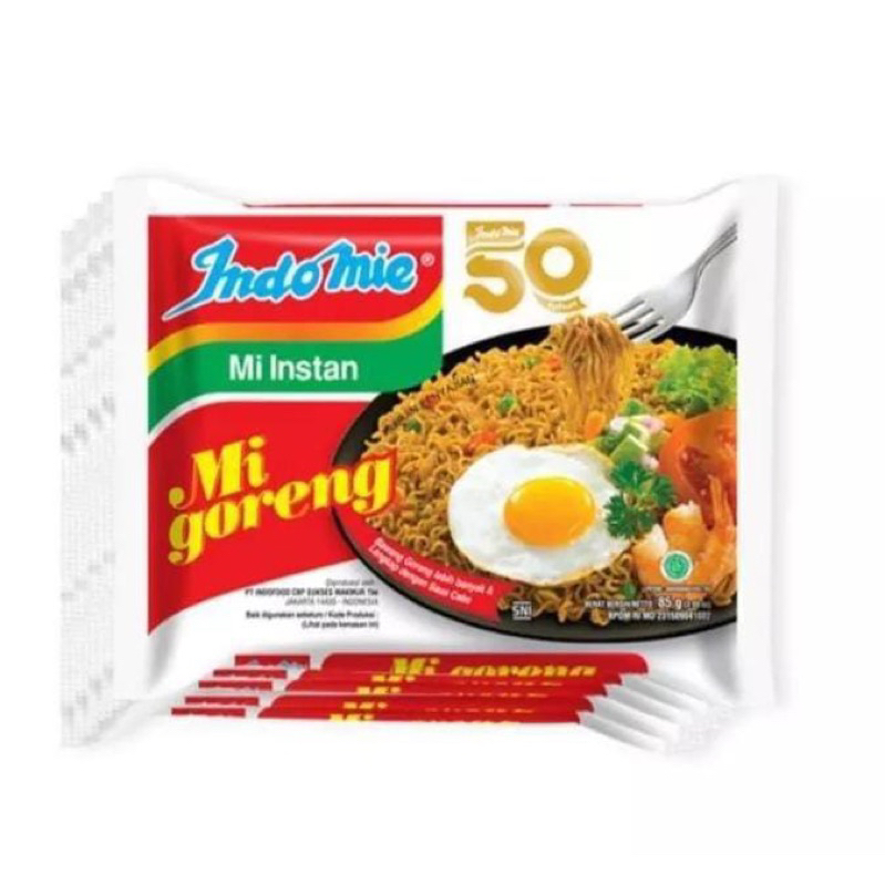 

Indomie goreng Mie Instan 5 pcs