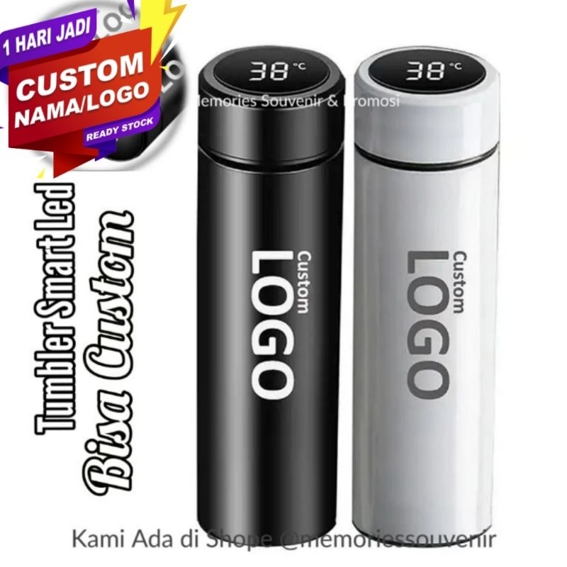	 Tumbler Stainless steel Smart Led Suhu Custom Nama Logo | Botol Minuman Stainless steel | Tumbler Led Suhu Stainless steel | Tumbler custom nama | tumbler sultan | Vacuum flask sultan | Hampers sultan | termos stainless steel	