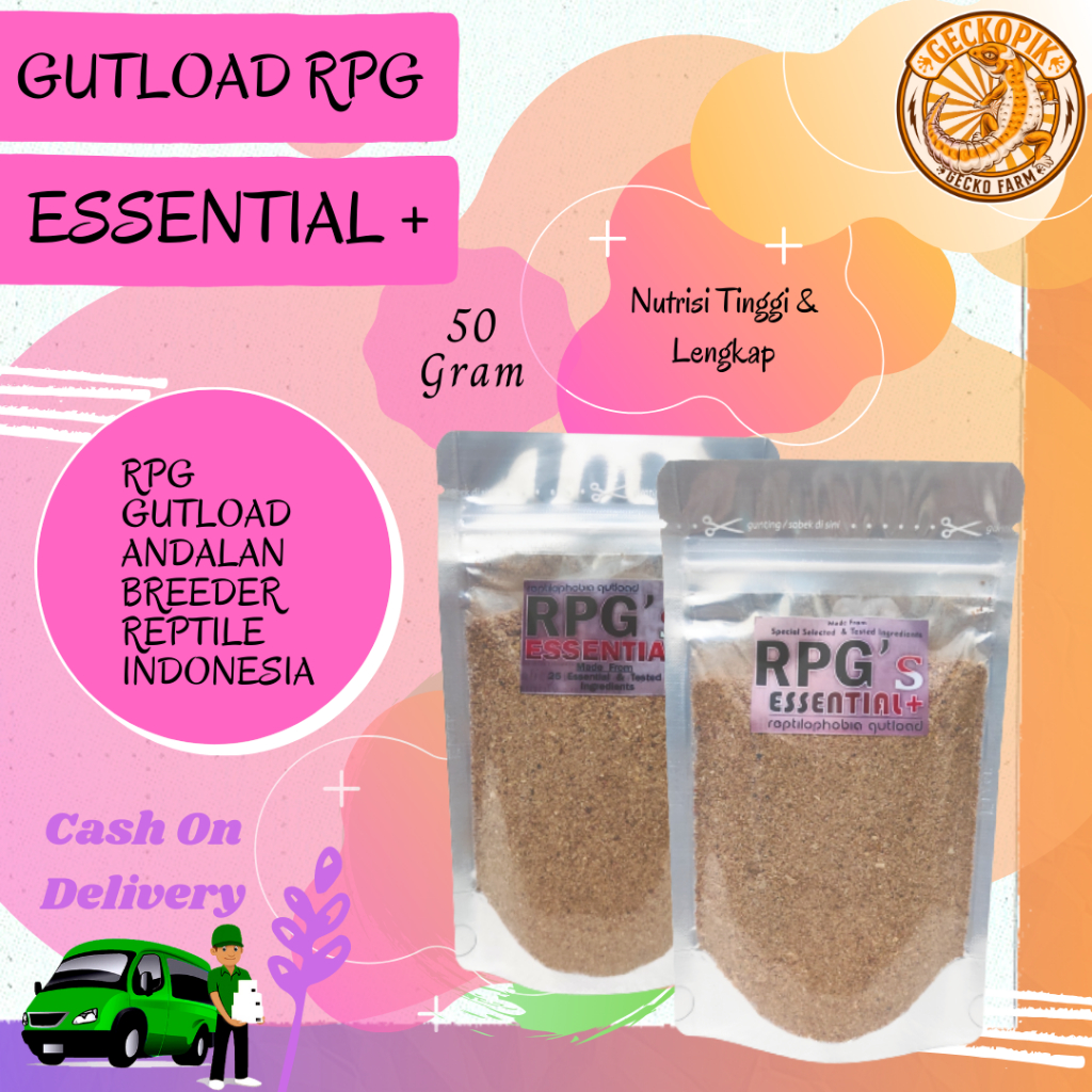 GUTLOAD RPG ESSENTIAL / RPG ESSENTIAL PLUS / GUTLOAD REPTILE / GUTLOAD JANGKRIK