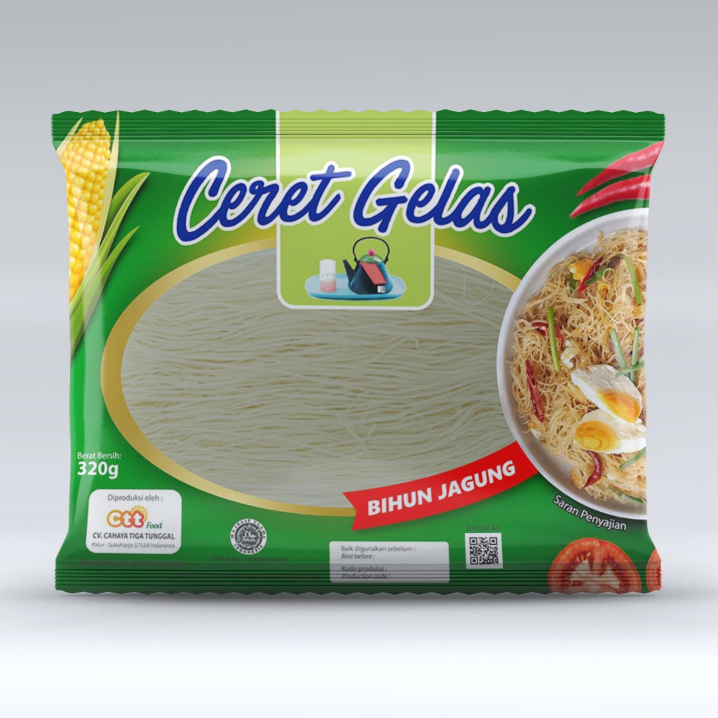 

Bihun Jagung Ceret Gelas 320 Gram