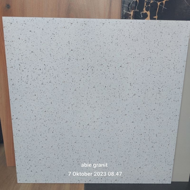 granit lantai 60x60 indogres terazo tera white