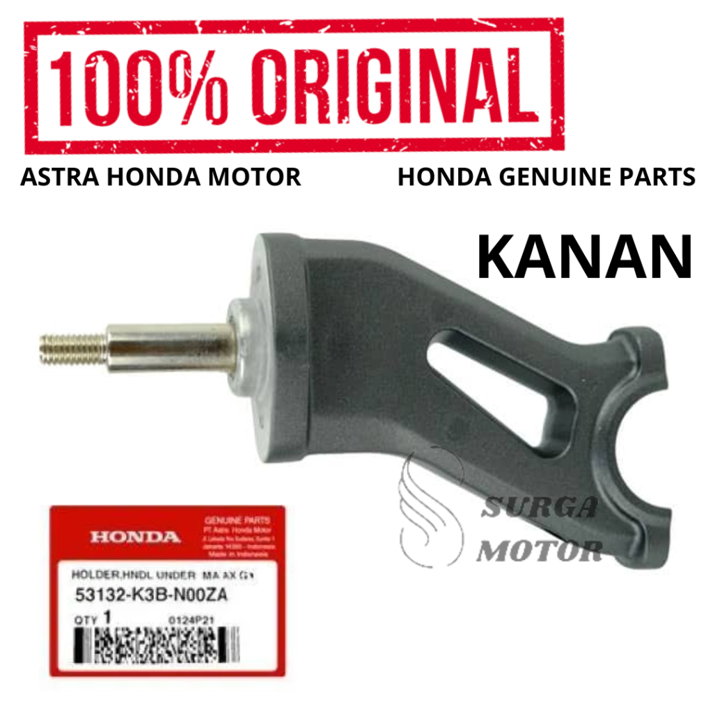 Holder Handle Under Dudukan Raiser Stir Stang Kanan Bawah CB150X Original Honda AHM 53132-K3B-N00ZA 