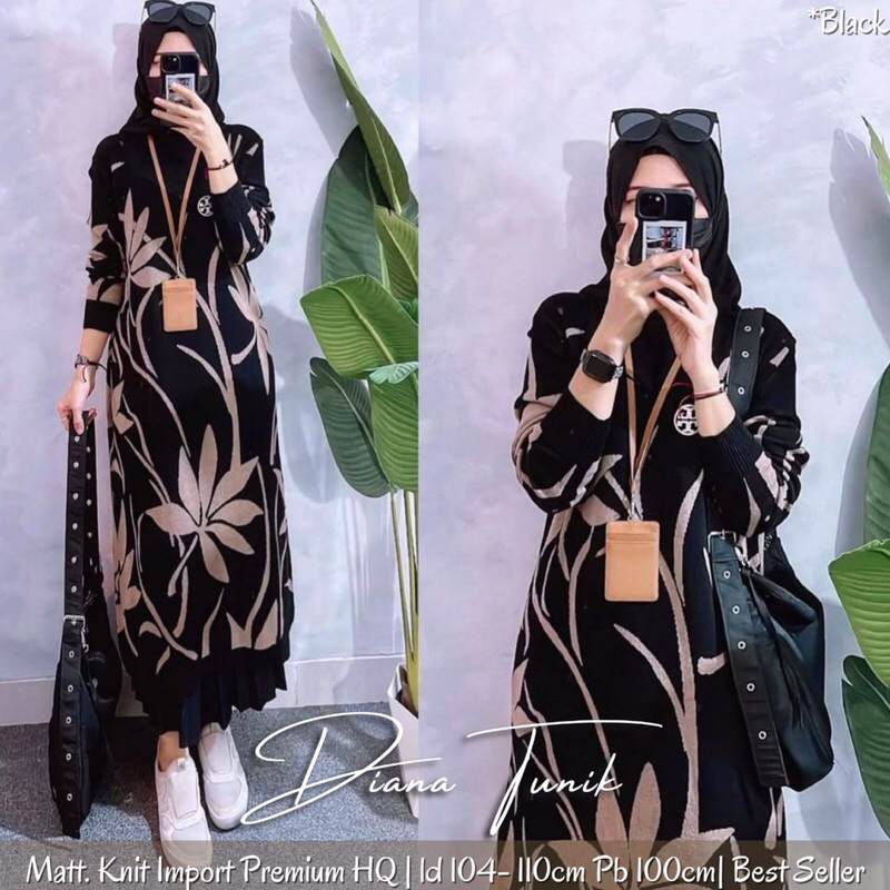 Diana Tunik / Tunik wanita / Knit import