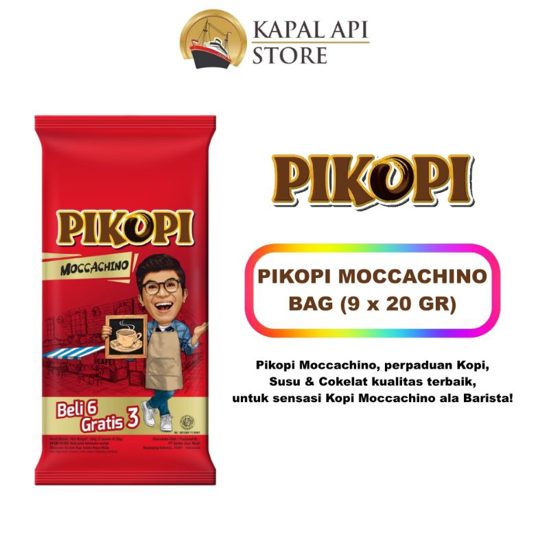 

PIKOPI MOCCACHINO 9 SACHET/KOPI MOCCACINO