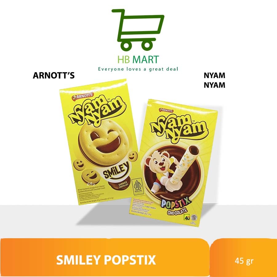 

NYAM-NYAM SMILEY SANDWICH CHOCOLATE Nyam Nyam Nyamnyam Smile / POPSTIX