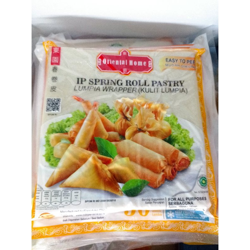 

Ip kulit lumpia 7,5 inch isi 50 lembar 550 gr