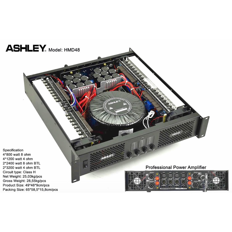Power Amplifier Ashley HMD48 Original Ashley