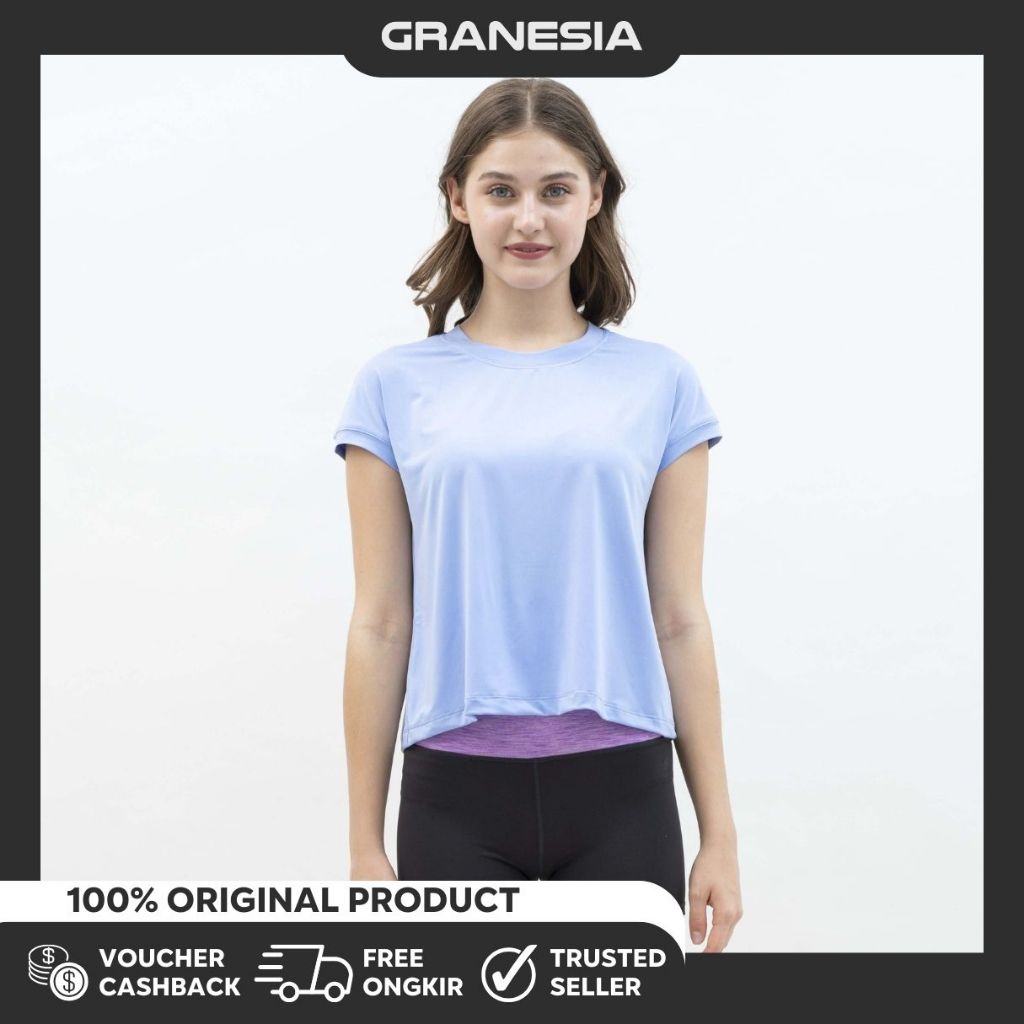 STL Wonder Short Sleeve STLT66|Baju Kaos Fitness STL Crop Top Wanita