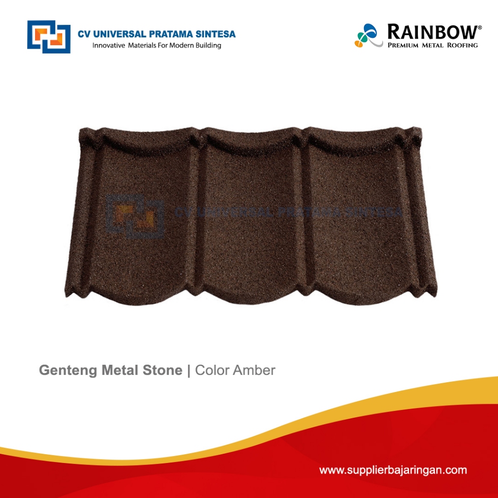 Genteng Metal Stone Rainbow