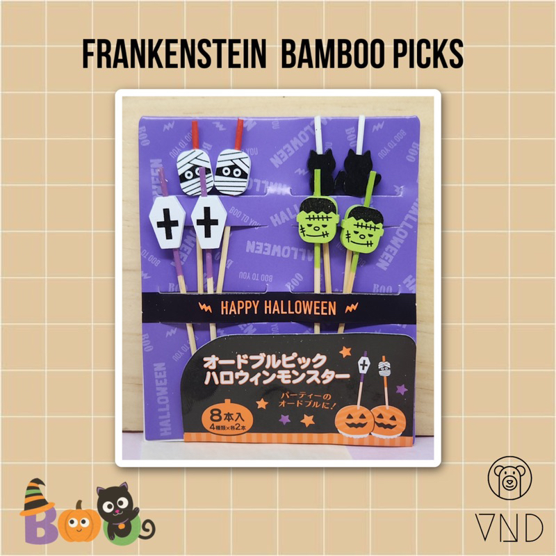 Frankenstein Bamboo Picks ORI Japan