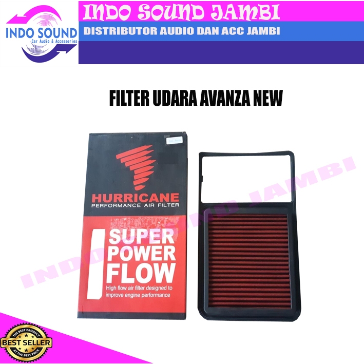 HURRICANE PERFORMANCE AIR FILTER SUPER POWER FLOW FOR AVANZA