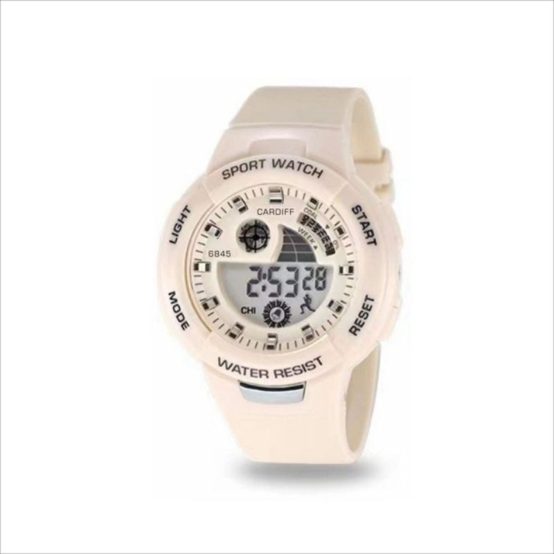 Jam Tangan Pria/Wanita Cardiff 6845, Tahan Air, Produk Original