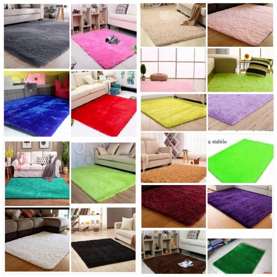 Karpet bulu KOREA IMPORT 200x150 rasfur lembut surpet / kasur TERMURAH