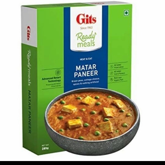 

Makanan India Gits Ready Meals Matar Paneer 285gr / Makanan Import