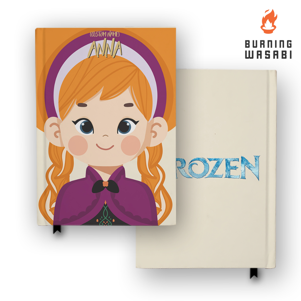 

Buku Catatan Notebook Frozen 7 Anna Custom Nama Agenda Jurnal Diary Hardcover A5 A6 B5