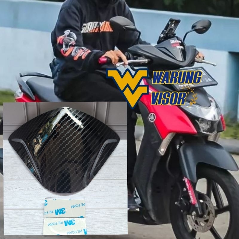 VISOR CARBON YAMAHA MIO GEAR 125