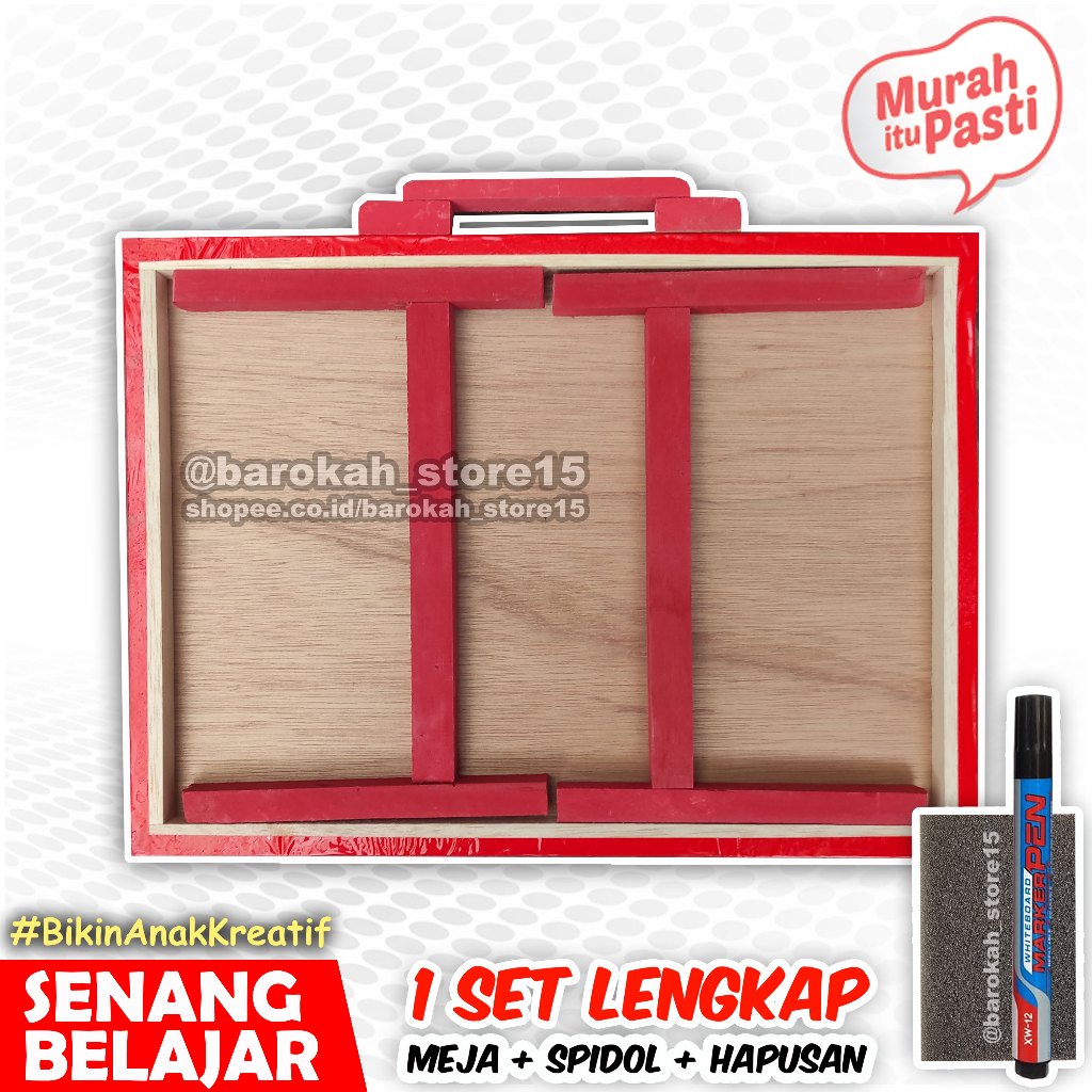 

Tahan Lama Meja Belajar Papan Tulis Anak Karakter White Board Penyangga Kayu Minimalis Ekonomis Kado