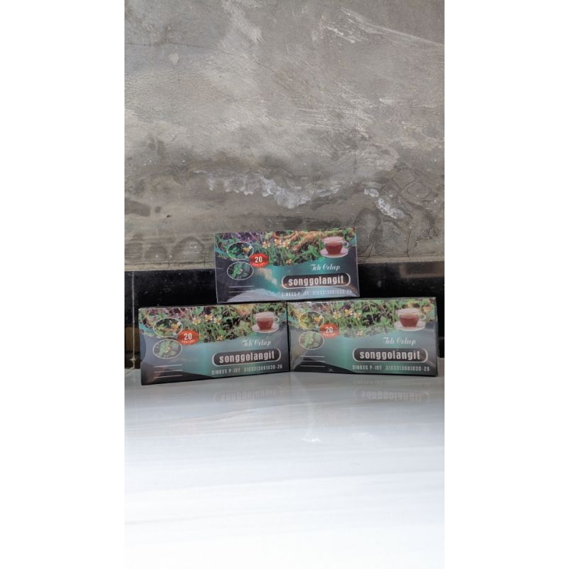 

Teh Celup Herbal Songgo langit isi 20kantong Mengatasi Asam Urat Original Menjaga Fungsi Ginjal