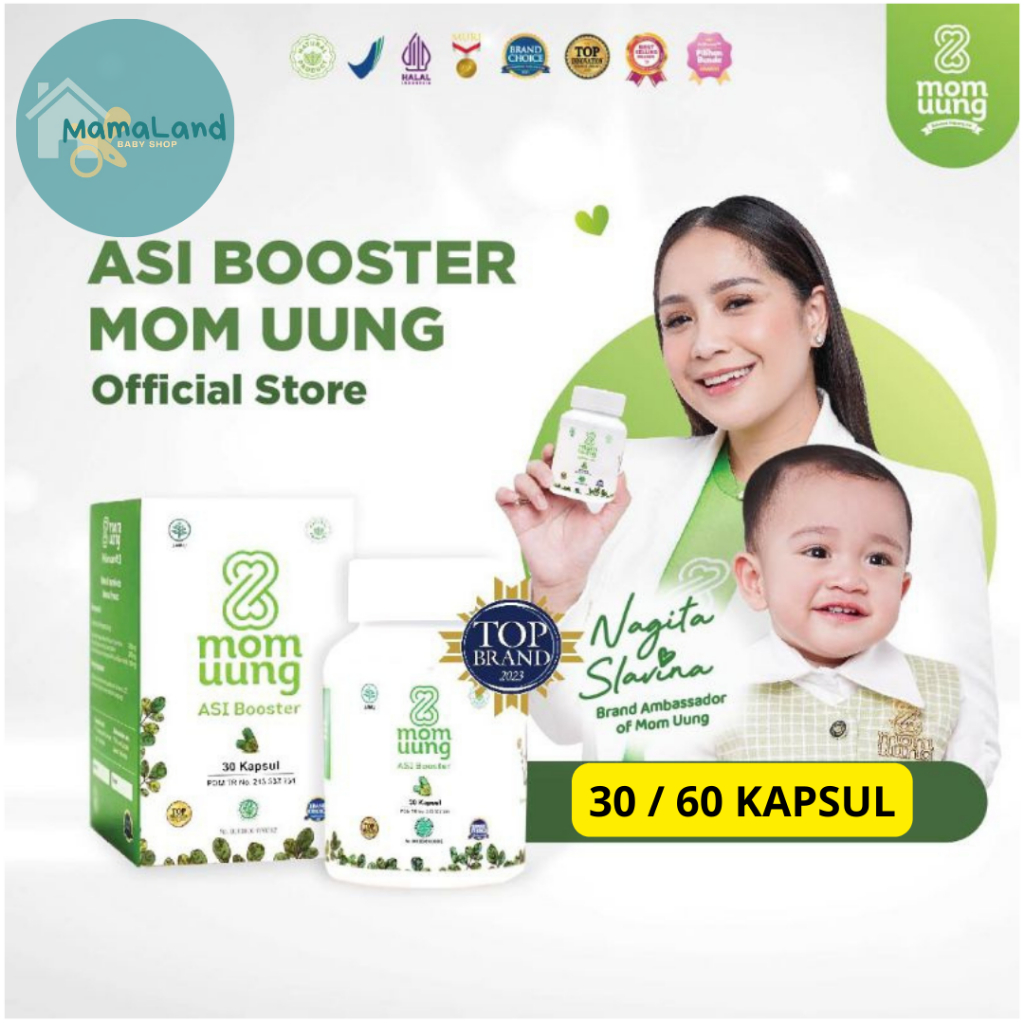 Mom Uung - Pelancar ASI/ASI Booster 30 Kapsul/60 Kapsul - Makassar
