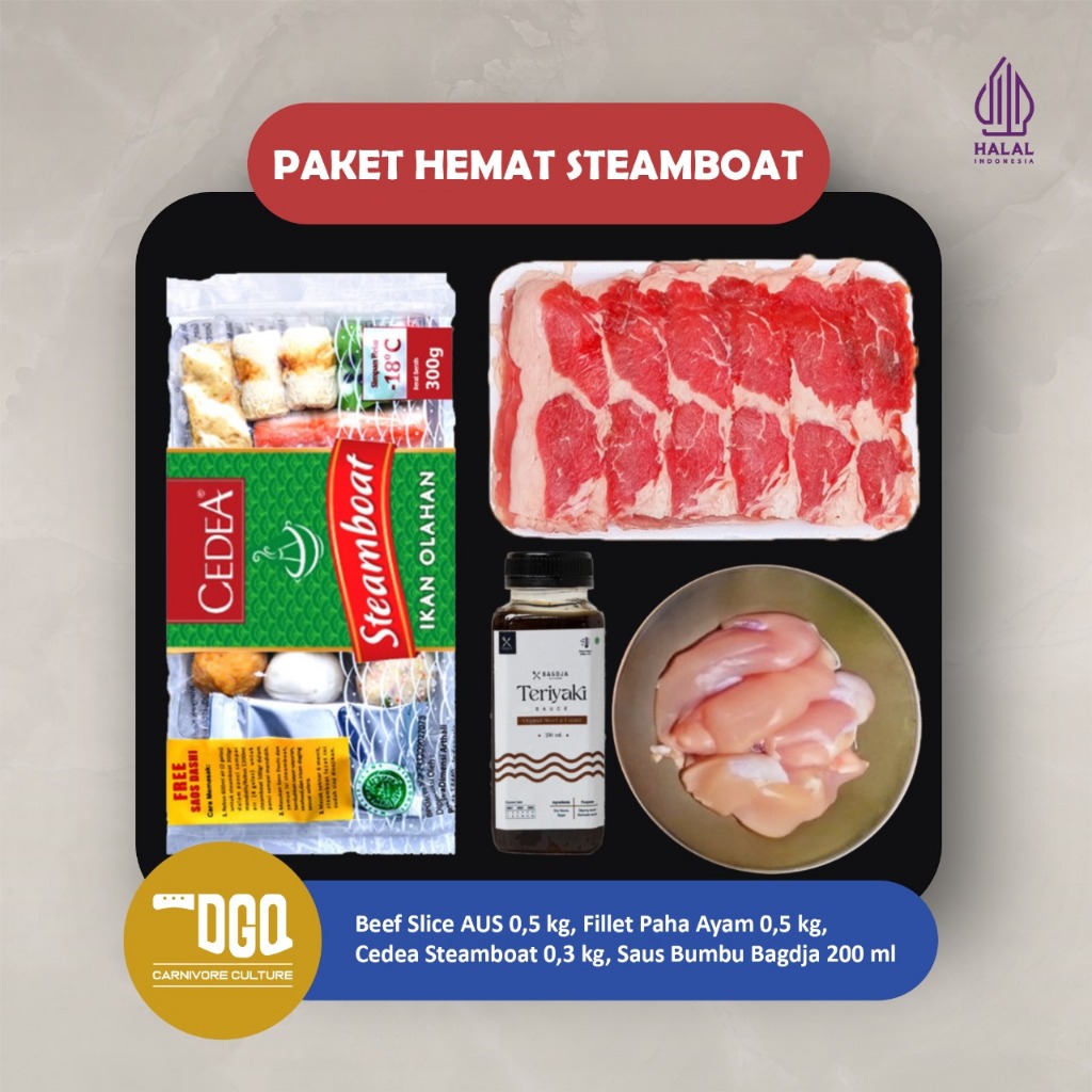 

Paket Daging Slice Hemat Steamboat