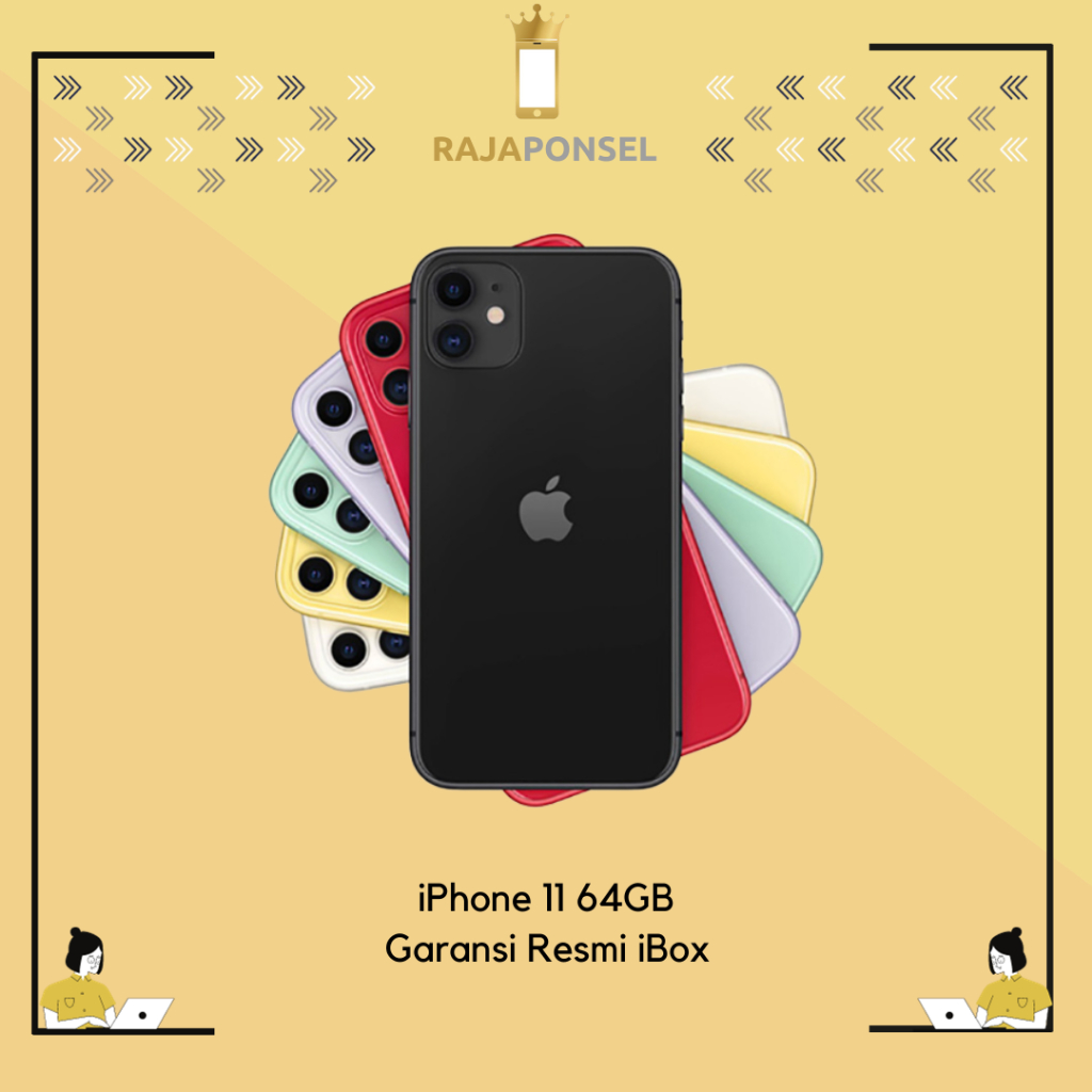 iPhone 11 64GB Garansi Resmi iBox