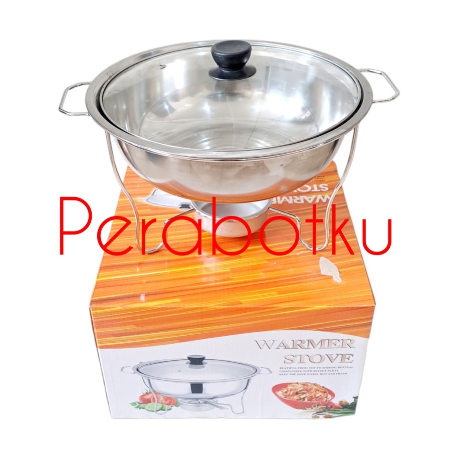 Warmer Stove Soup Ruixing 555 28 cm / Wadah Tempat Saji Prasmanan Stenlis