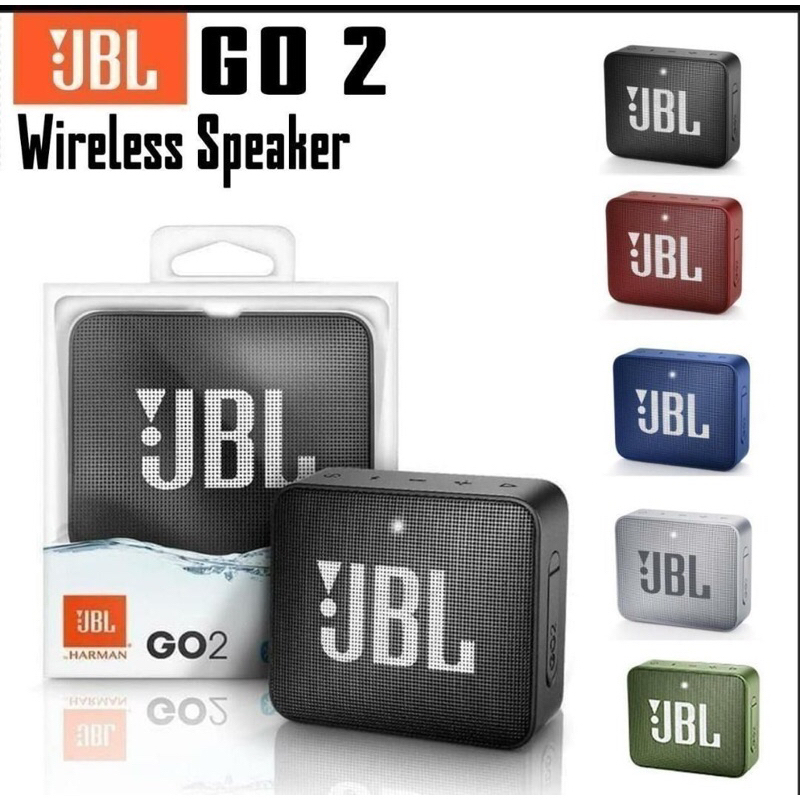 Speaker portable JBL GO 2 KUALITAS ORIGINAL GRADE A SUARA BASS