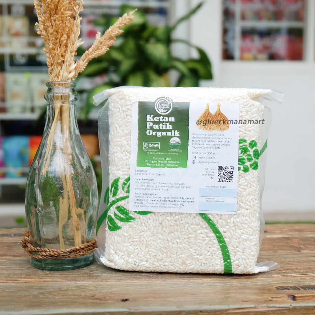 

Beras Ketan Lingkar Organik 500gr