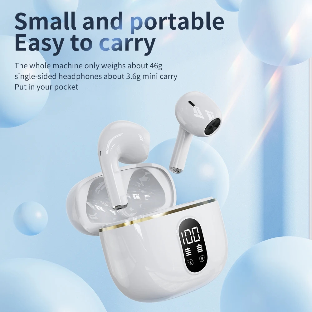 2023 TWS Earphone Bluetooth 5.3 Dual Stereo Noise Reduction In-Ear Sport Music Earbuds Earphone Driving Bicycle Bluetooth Headset