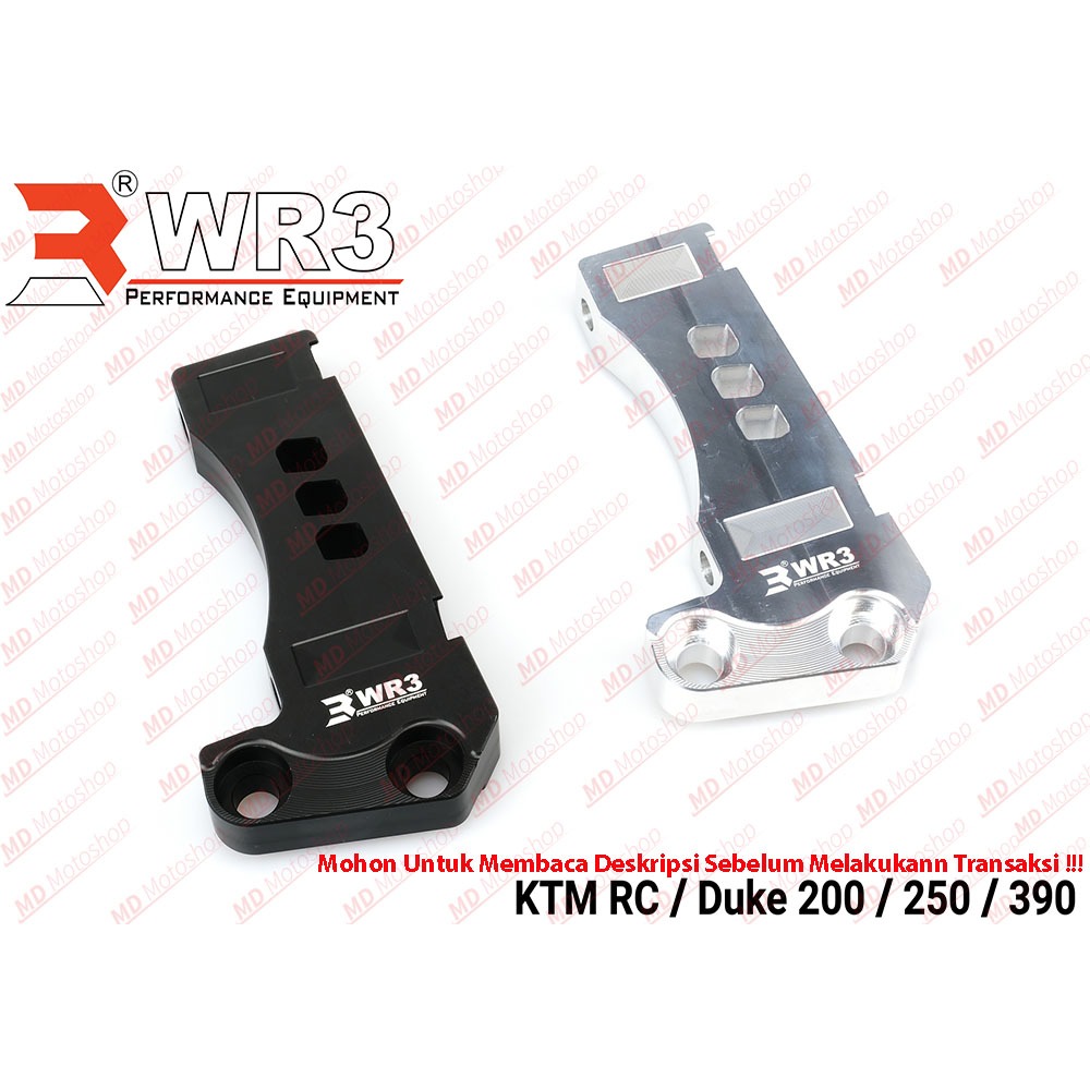 Breket Kaliper Depan WR3 4P KTM RC Duke 200 250 390