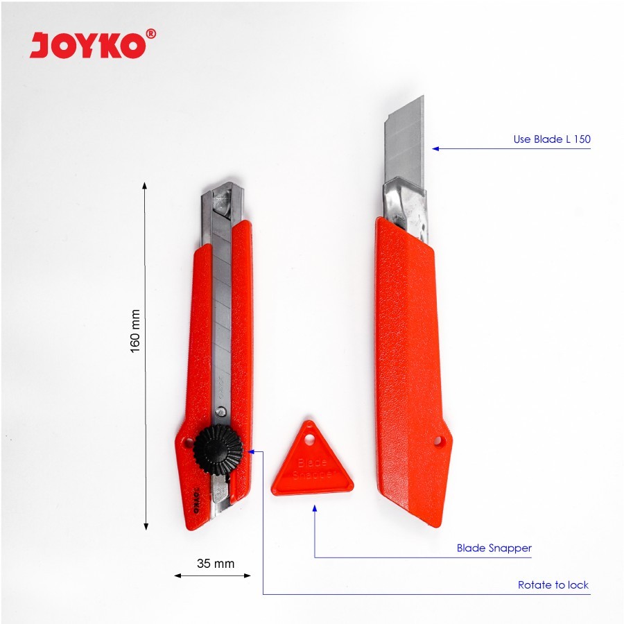 

CUTTER JOYKO L500 L-500 || PEMOTONG KERTAS CUTTER L500 JOYKO (GRATIS ISI CUTTER L150)