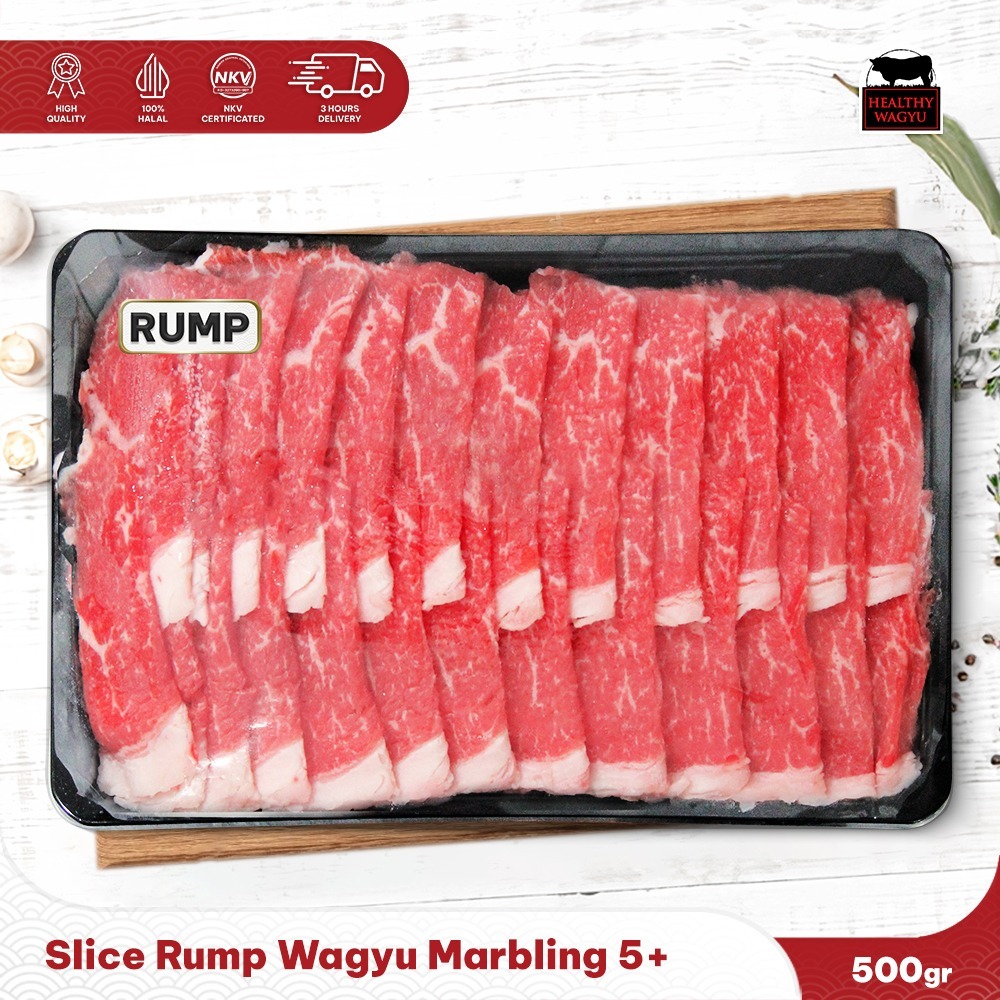 

Slice Beef Rump Wagyu Marbling 5 500gr HealthyWagyu