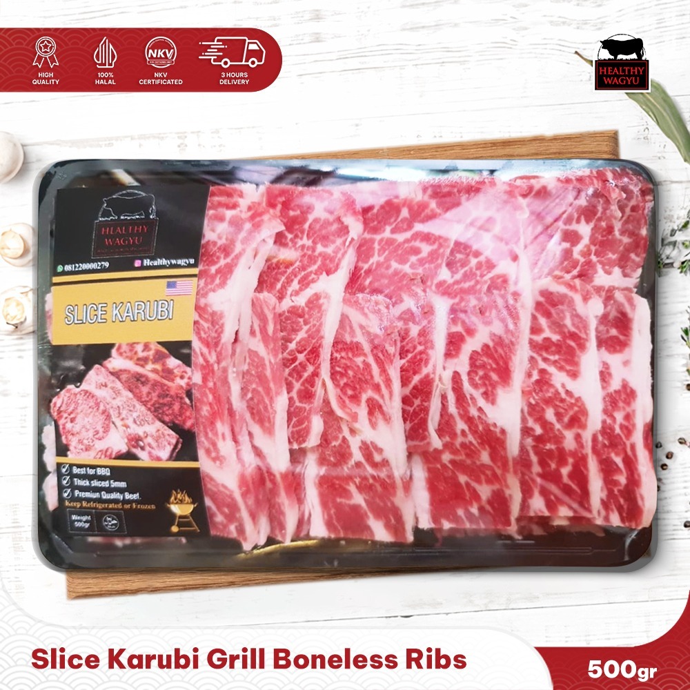

Karubi Grill Boneless Shortribs (500gr) Healthy wagyu