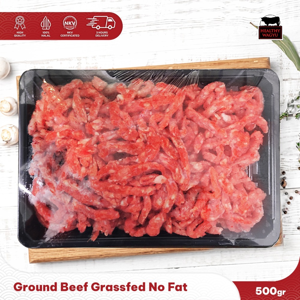 

Grassfed Ground Beef No Fat Daging Sapi Giling Tanpa Lemak 500gr Healthy Wagyu