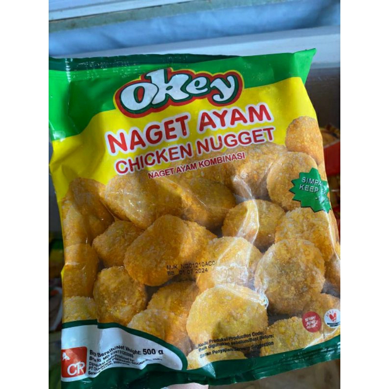 

OKEY NUGGET AYAM 500GR